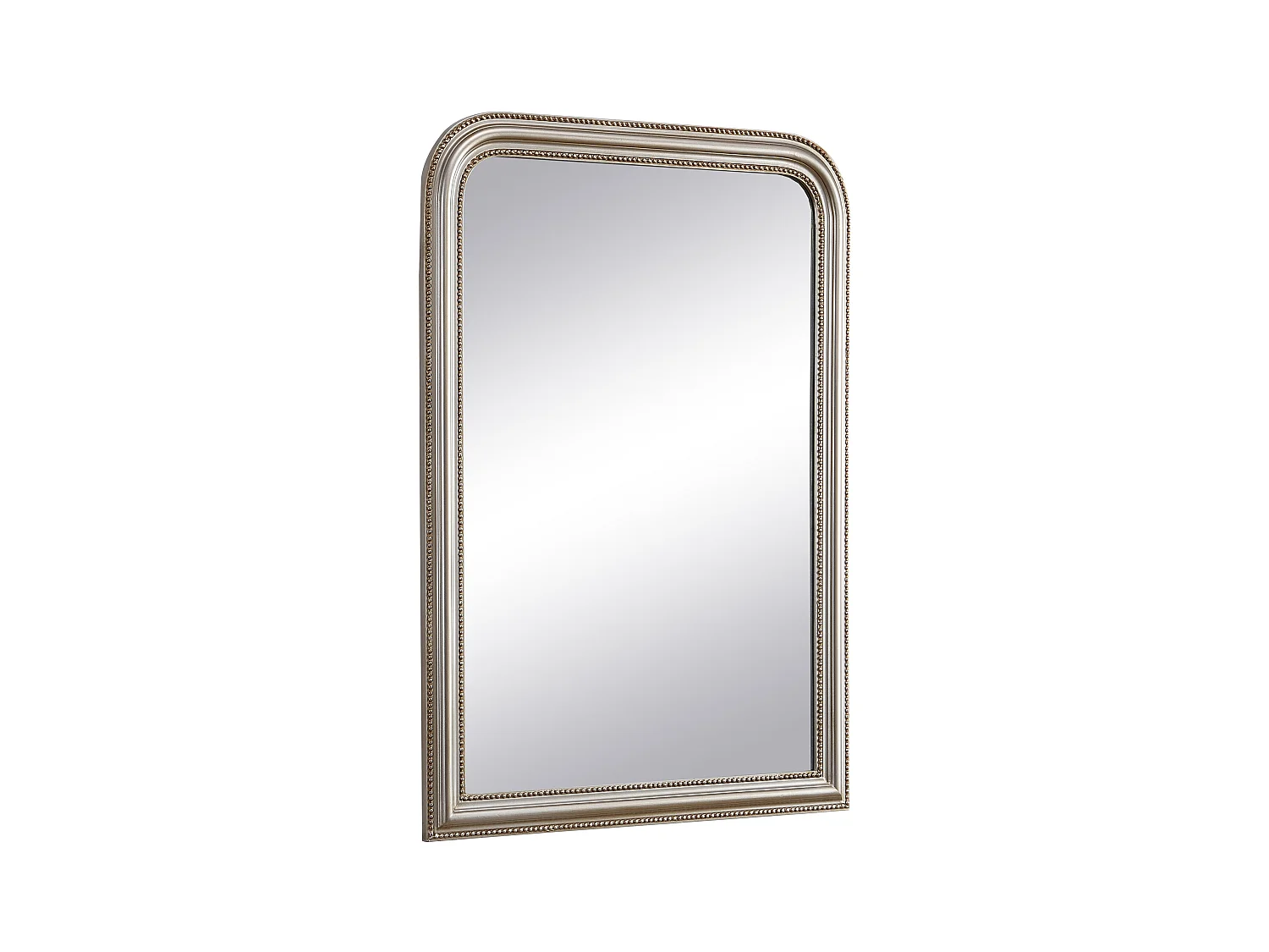 Specchio L. 80 x H. 110 cm in Legno di paulownia Champagne Stile vintage - HELOISE