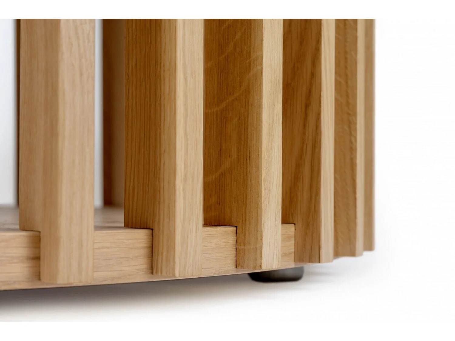 Table Basse Ronde Design "Drume" 83cm Chêne