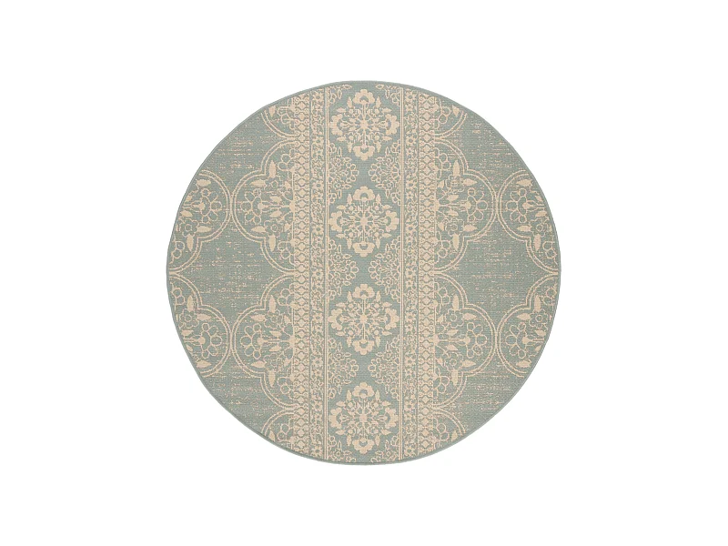 Tapis Bleu/Neutre 201 X 201 cm - Borano