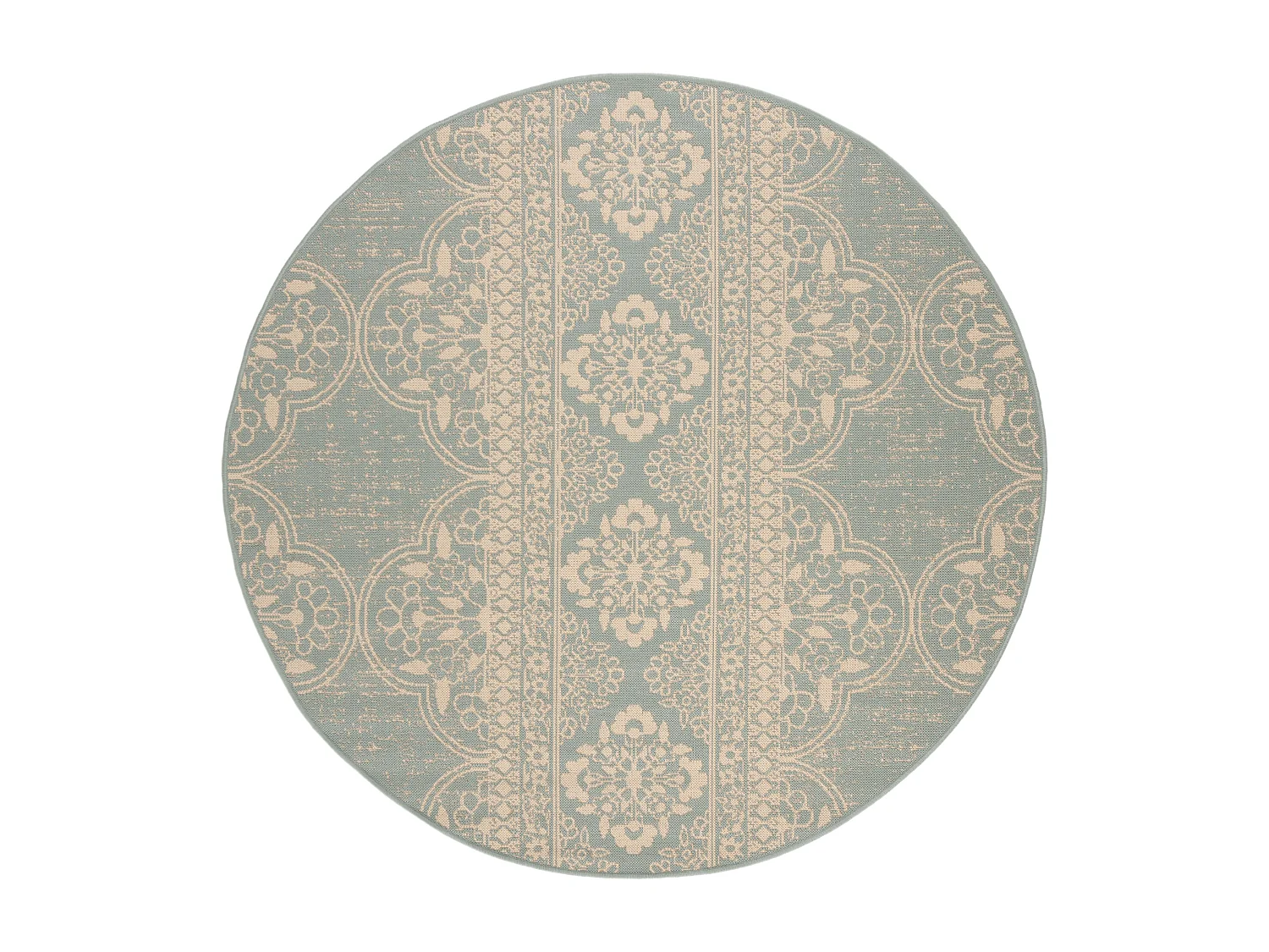 Tapis Bleu/Neutre 201 X 201 cm - Borano