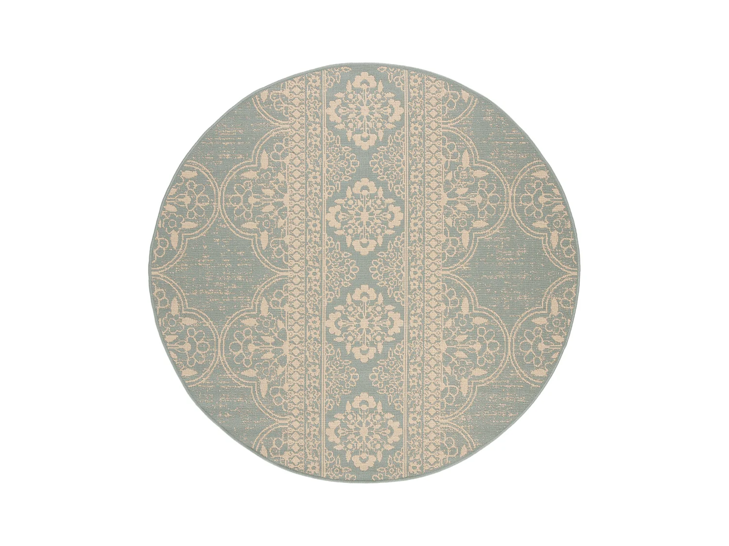 Tapis Bleu/Neutre 201 X 201 cm - Borano
