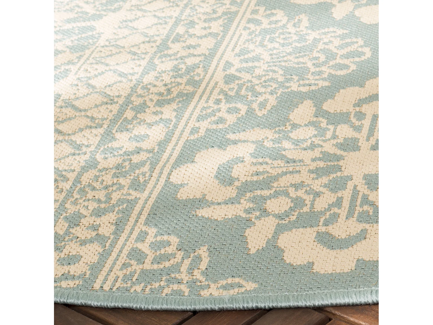 Tapis Bleu/Neutre 201 X 201 cm - Borano