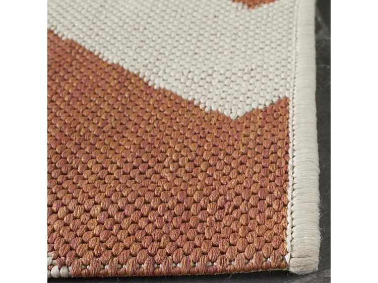 Tapis Orange/Neutre 79 X 152 cm - Chelsea