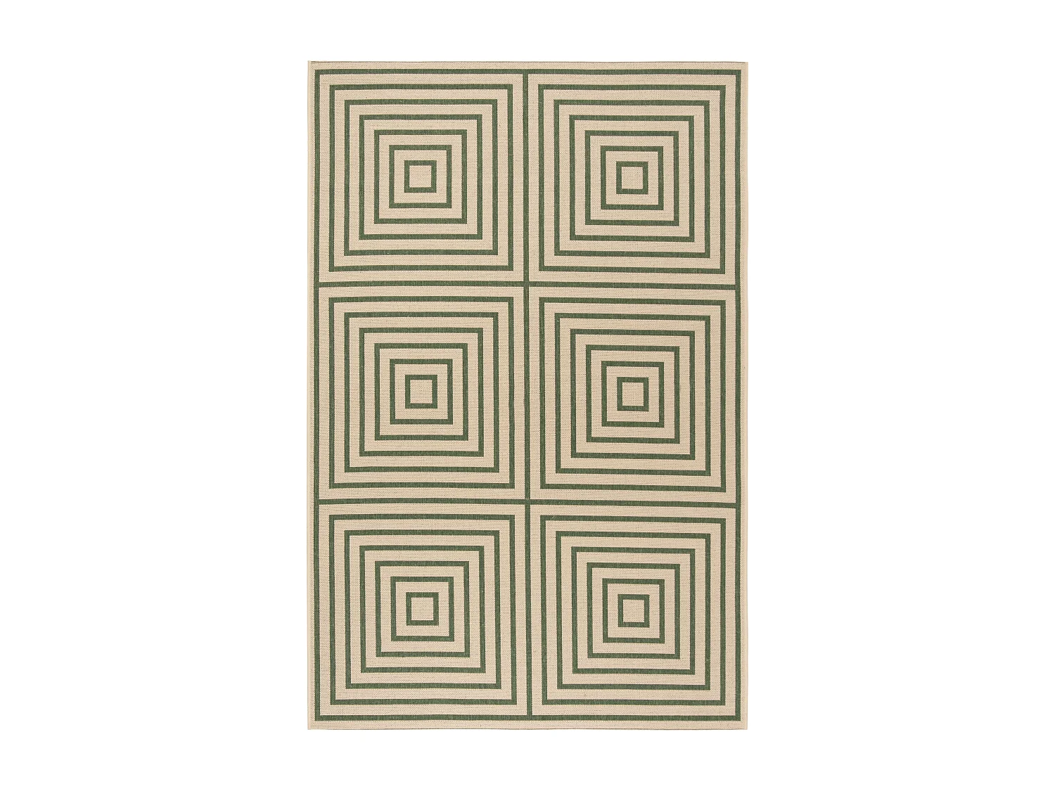 Tapis Neutre/Vert 79 X 152 cm - Ravello