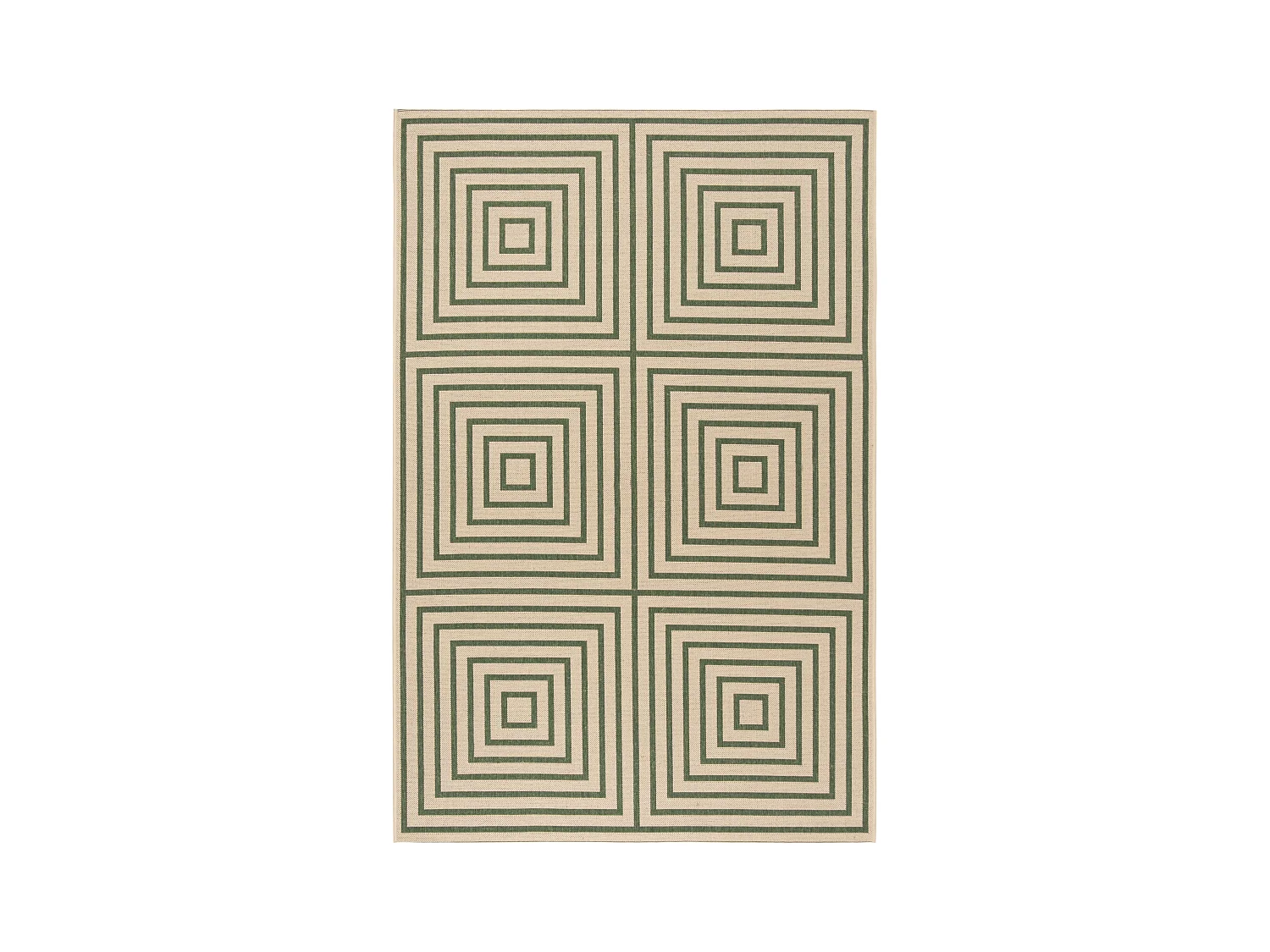 Tapis Neutre/Vert 79 X 152 cm - Ravello
