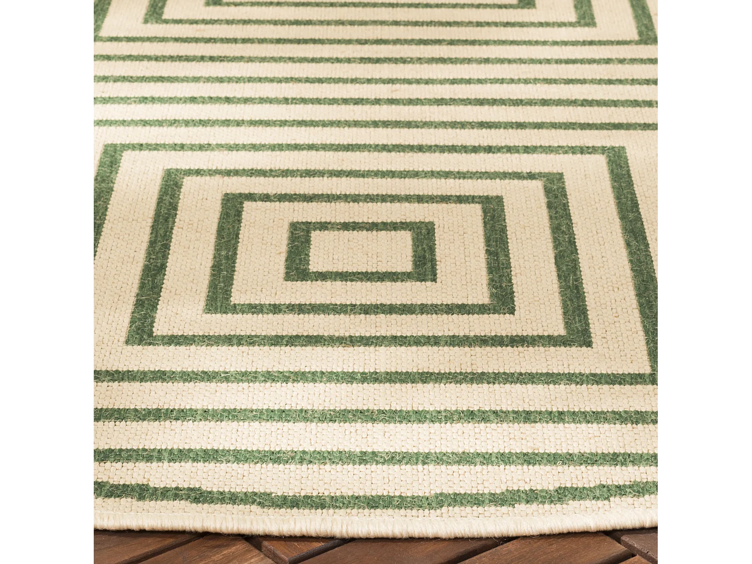 Tapis Neutre/Vert 79 X 152 cm - Ravello