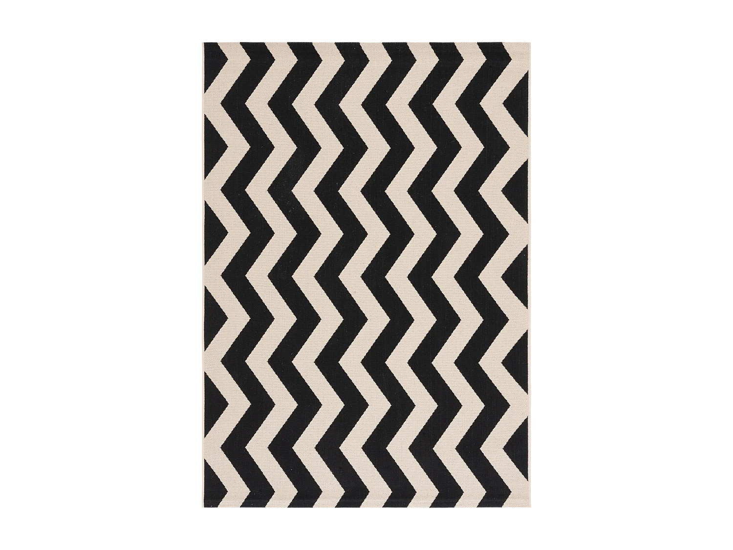 Tapis Noir/Neutre 160 X 231 cm - Amalfi