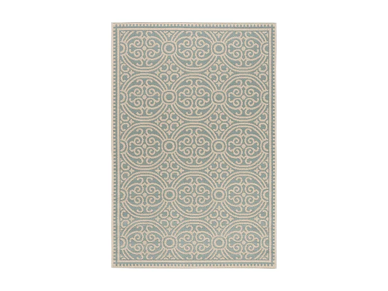 Tapis Bleu/Neutre 79 X 152 cm - Alicudi