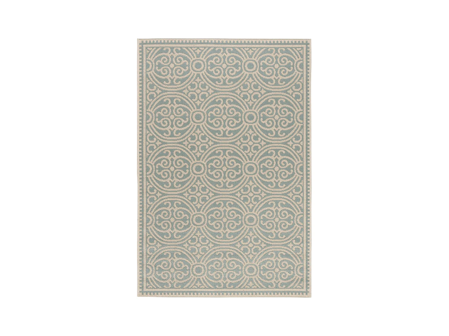 Tapis Bleu/Neutre 79 X 152 cm - Alicudi