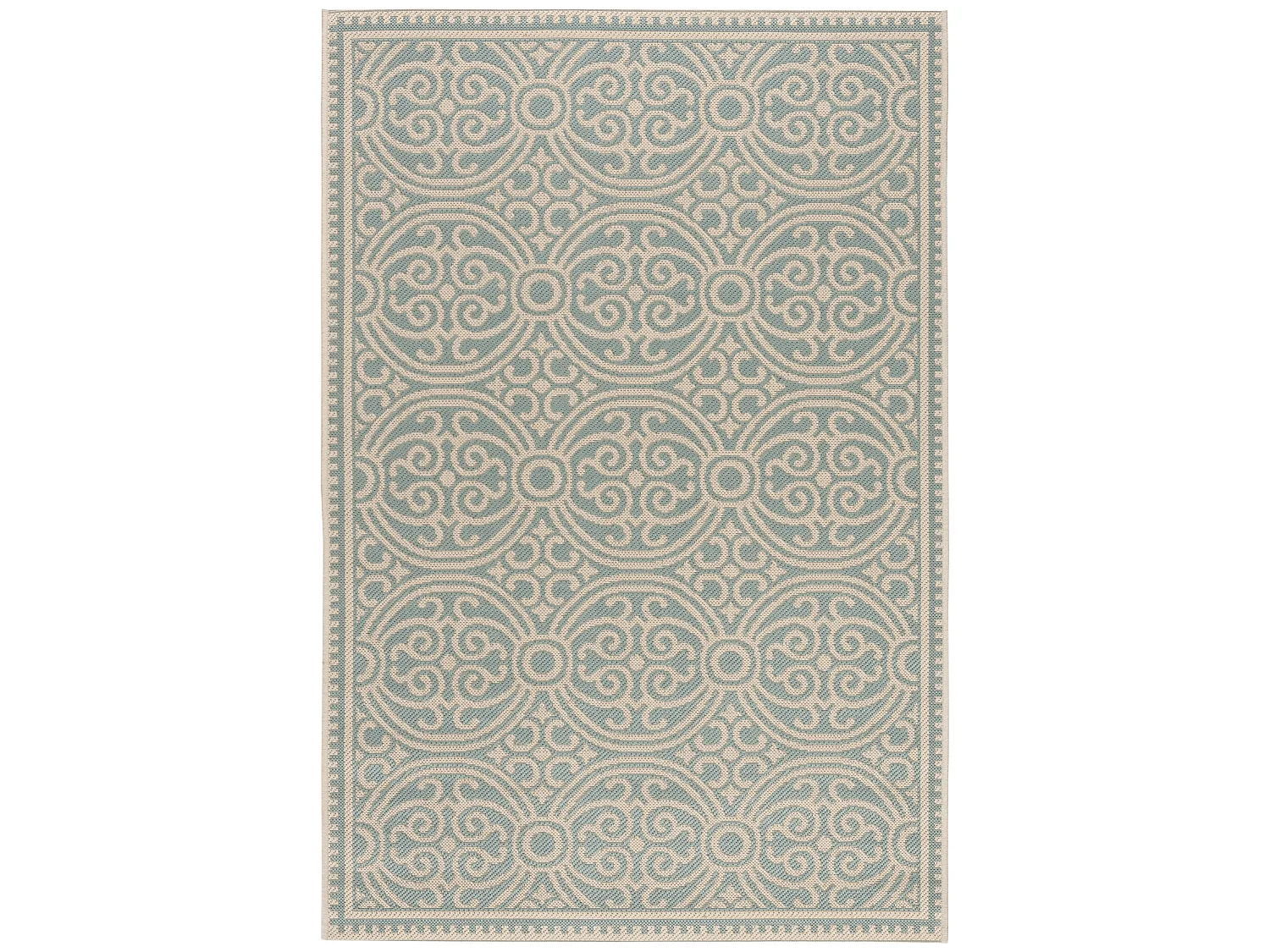 Tapis Bleu/Neutre 79 X 152 cm - Alicudi