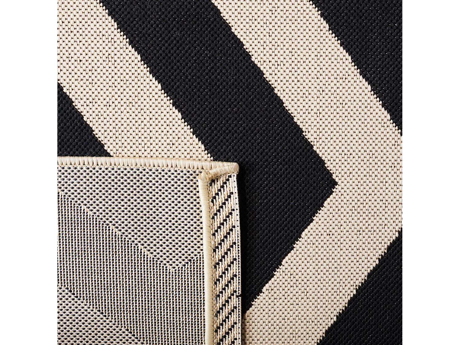 Tapis Noir/Neutre 201 X 290 cm - Amalfi