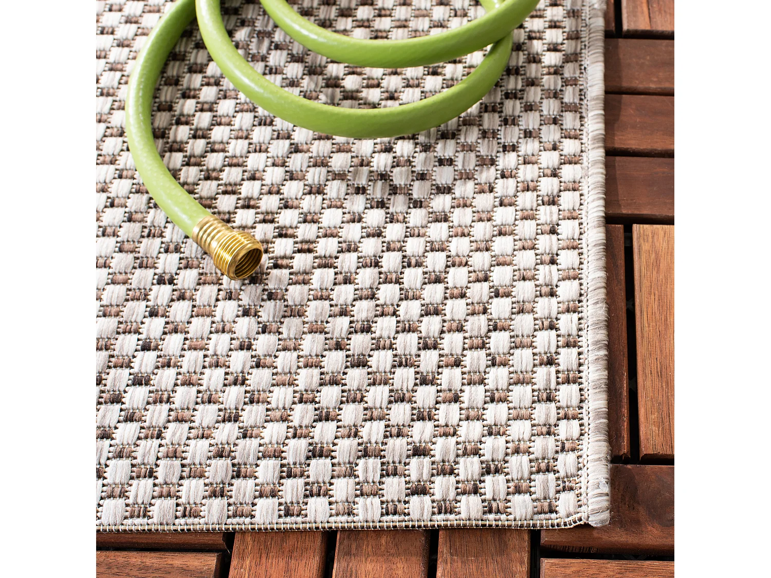 Tapis Neutre/Marron 79 X 152 cm - Daphne