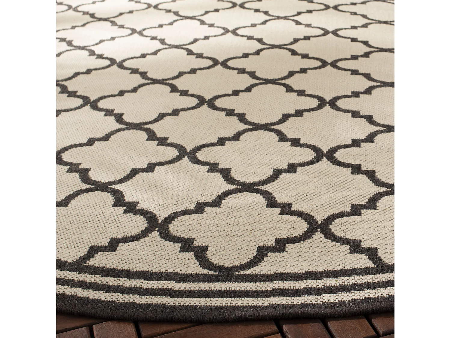 Tapis Neutre/Marron 201 X 201 cm - Ischia