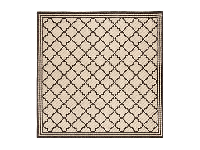 Tapis Neutre/Marron 201 X 201 cm - Ischia