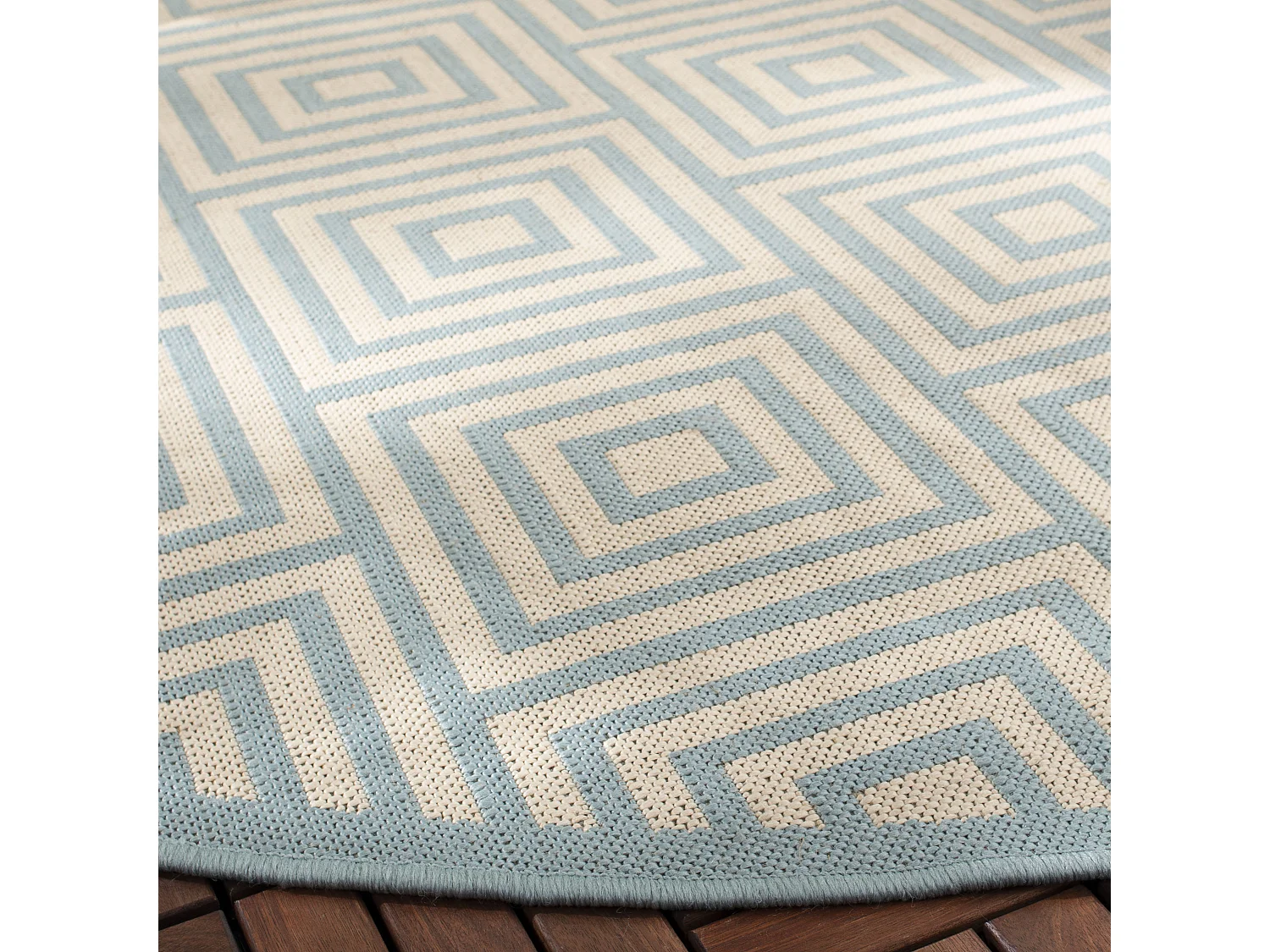 Tapis Bleu/Neutre 79 X 152 cm - Levanzo