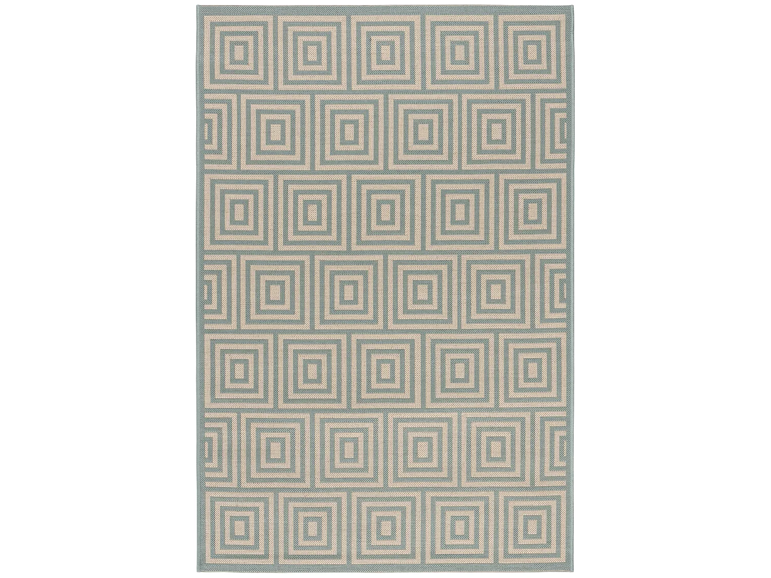 Tapis Bleu/Neutre 79 X 152 cm - Levanzo