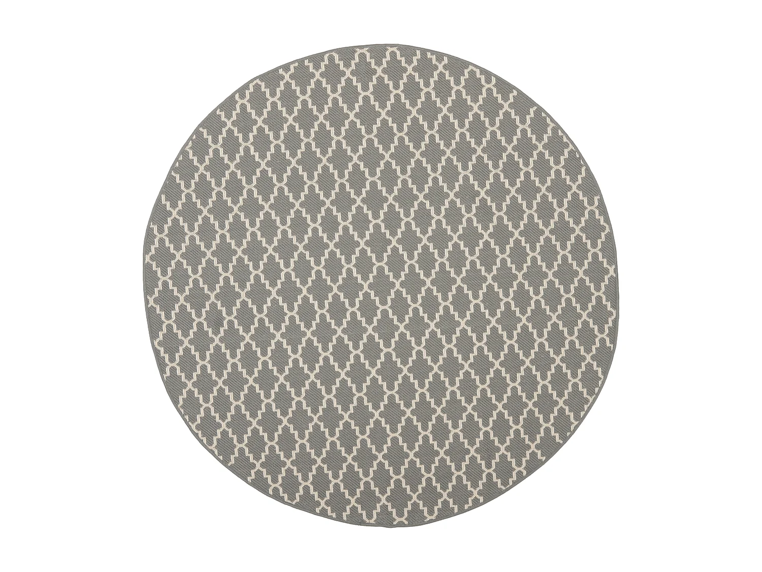 Tapis Gris/Neutre 160 X 160 cm - Zinnia