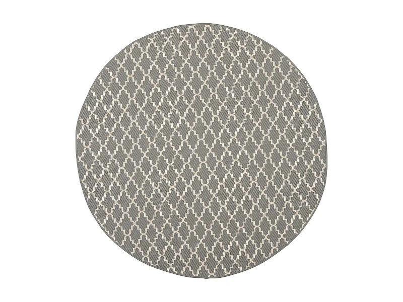 Tapis Gris/Neutre 160 X 160 cm - Zinnia