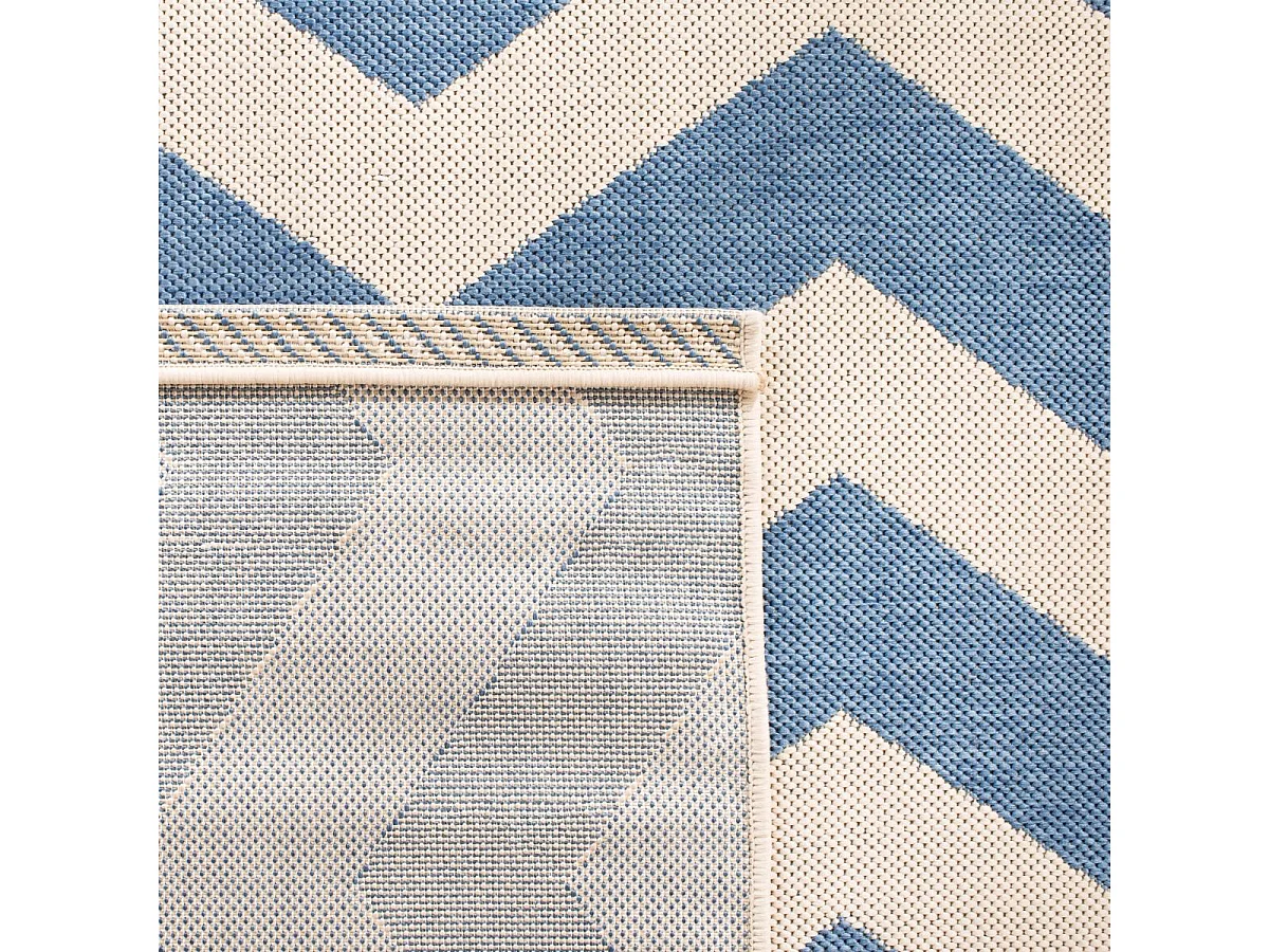 Tapis Bleu/Neutre 79 X 152 cm - Amalfi