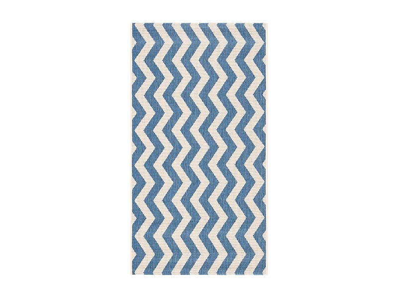 Tapis Bleu/Neutre 79 X 152 cm - Amalfi