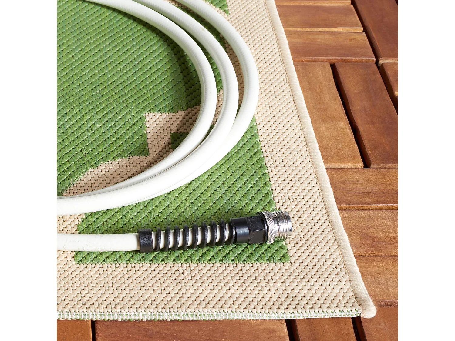 Tapis Vert/Neutre 160 X 231 cm - Arista