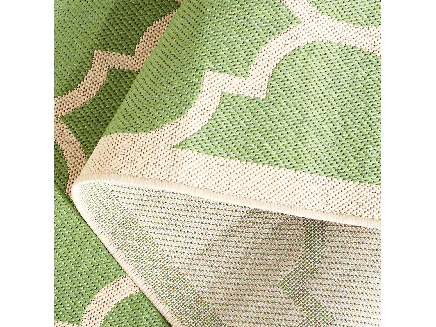 Tapis Vert/Neutre 160 X 231 cm - Arista