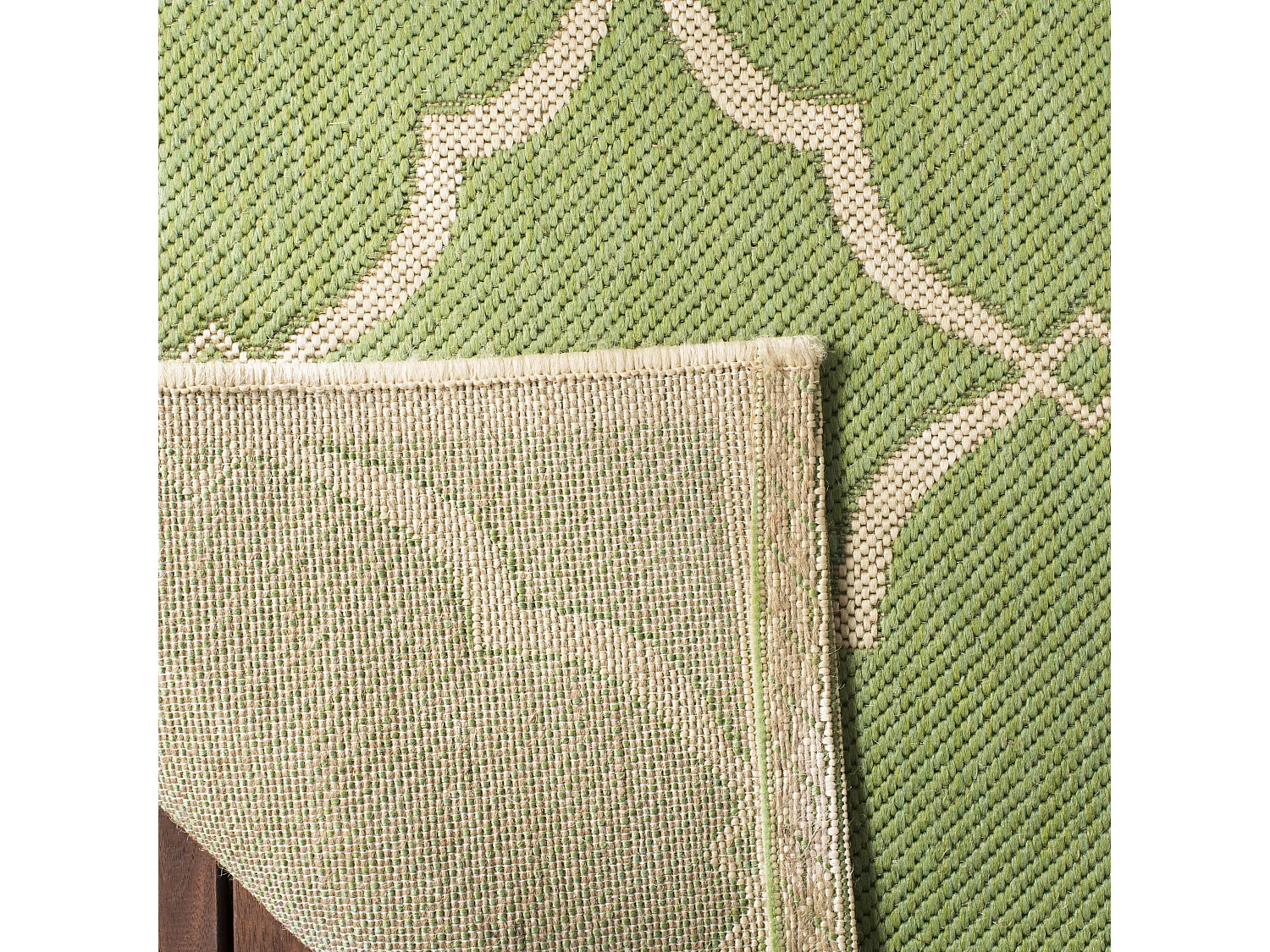 Tapis Vert/Neutre 79 X 152 cm - Positano