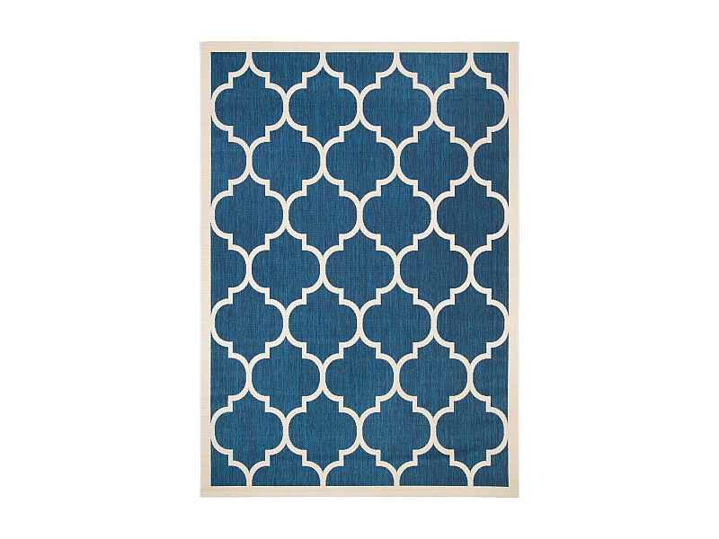 Tapis Bleu Marine/Neutre 201 X 290 cm - Arista