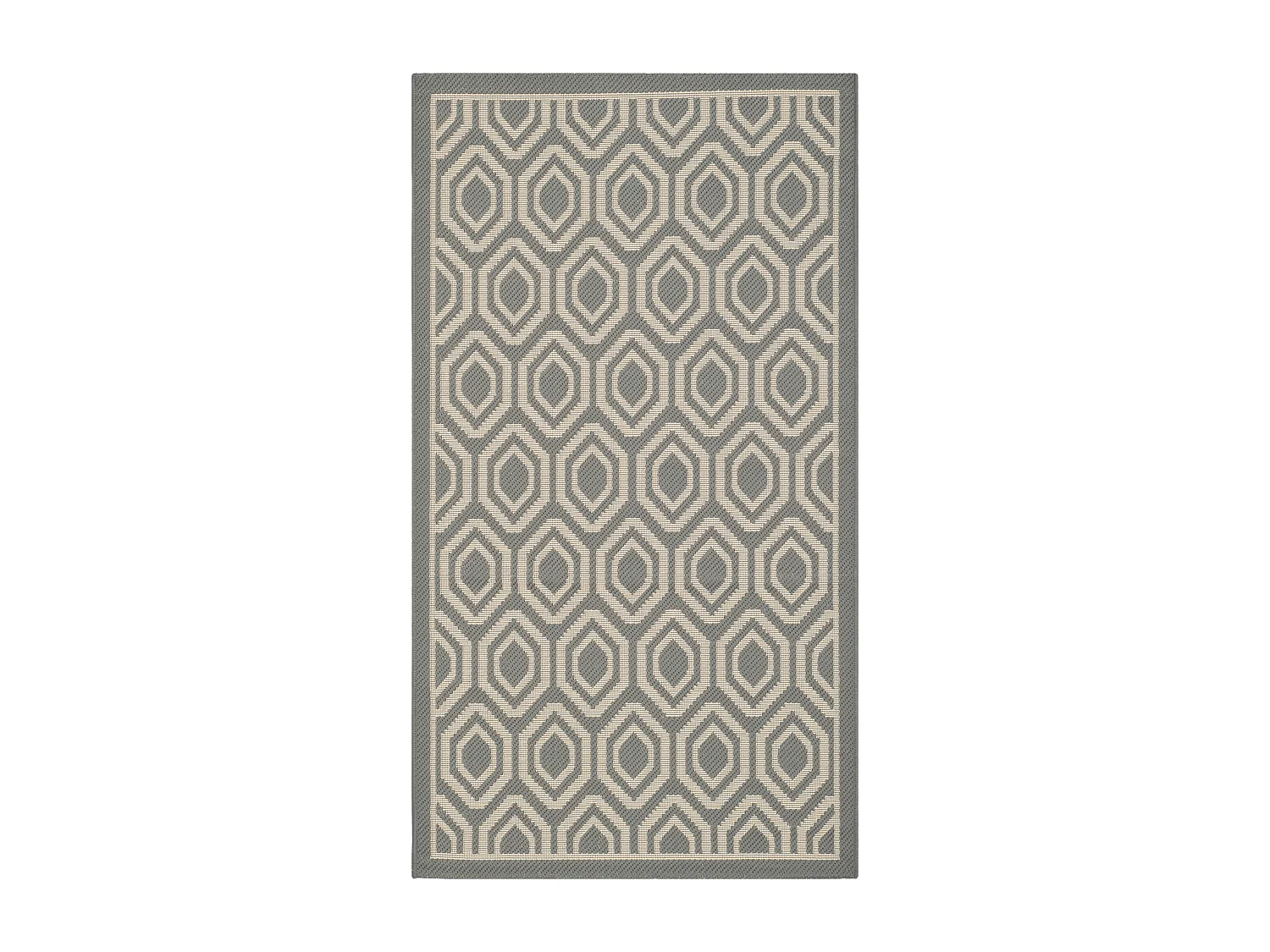 Tapis Gris/Neutre 79 X 152 cm - Zariah