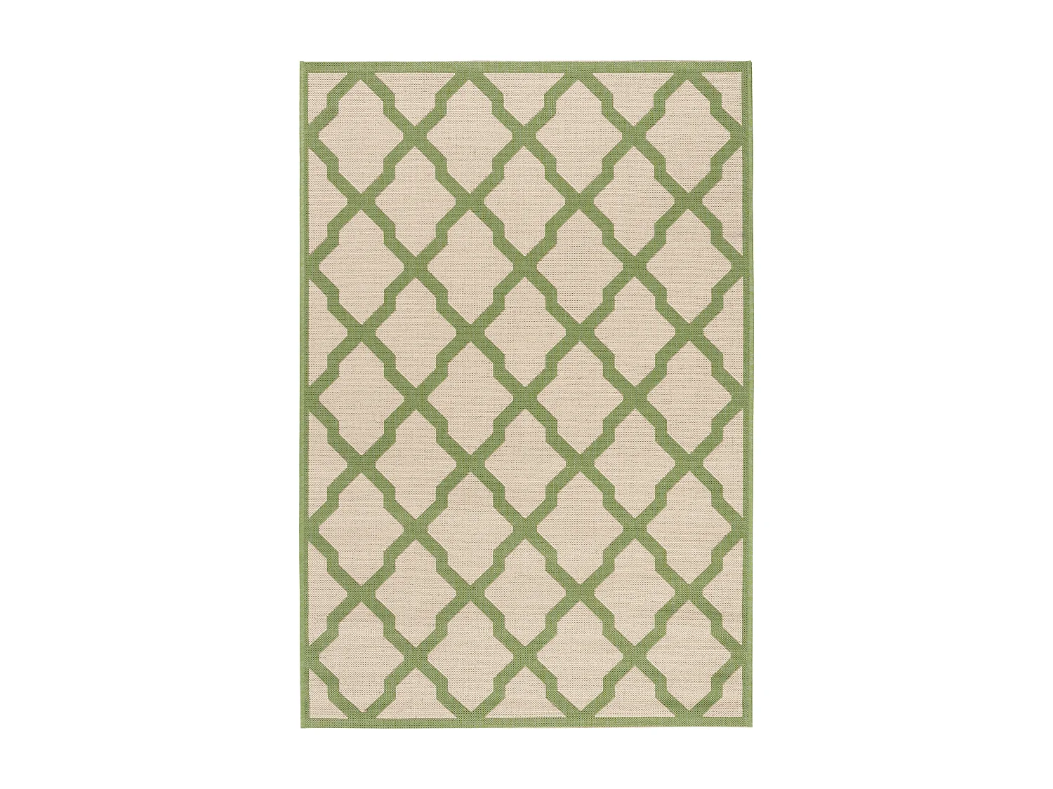 Tapis Neutre/Vert 79 X 152 cm - Lewine