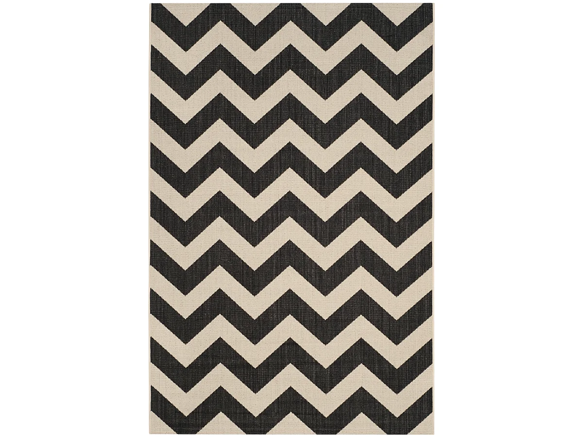 Tapis Noir/Beige 201 x 290 cm - Chelsea