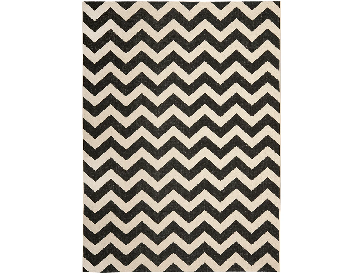 Tapis Noir/Beige 201 x 290 cm - Chelsea