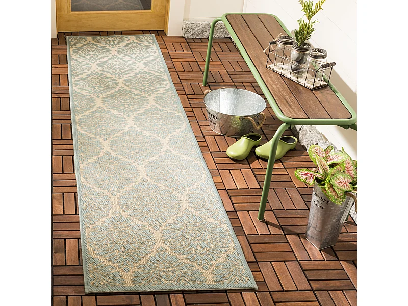 Tapis Bleu/Neutre 61 X 244 cm - Panarea