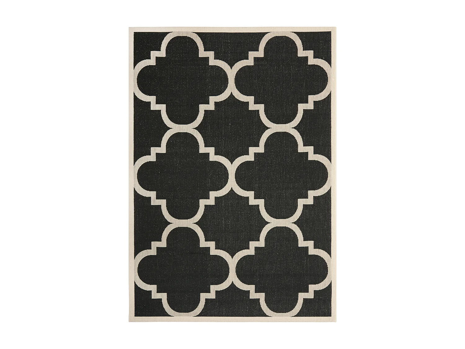 Tapis Noir/Neutre 160 X 231 cm - Jojo