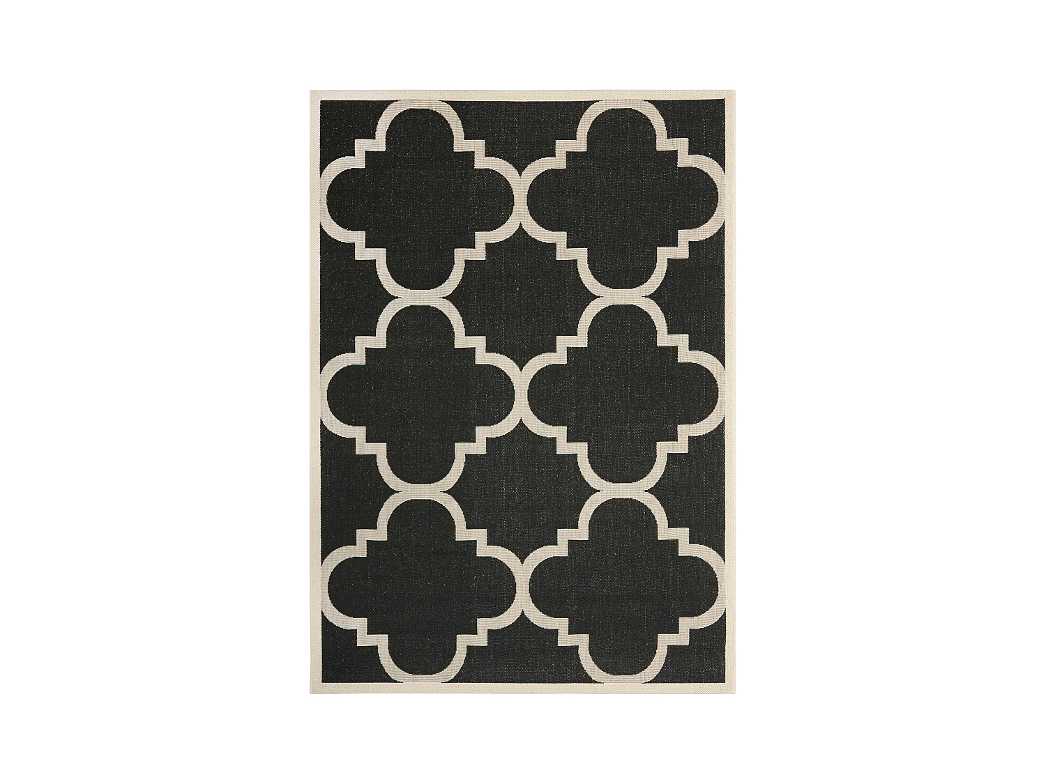 Tapis Noir/Neutre 160 X 231 cm - Jojo