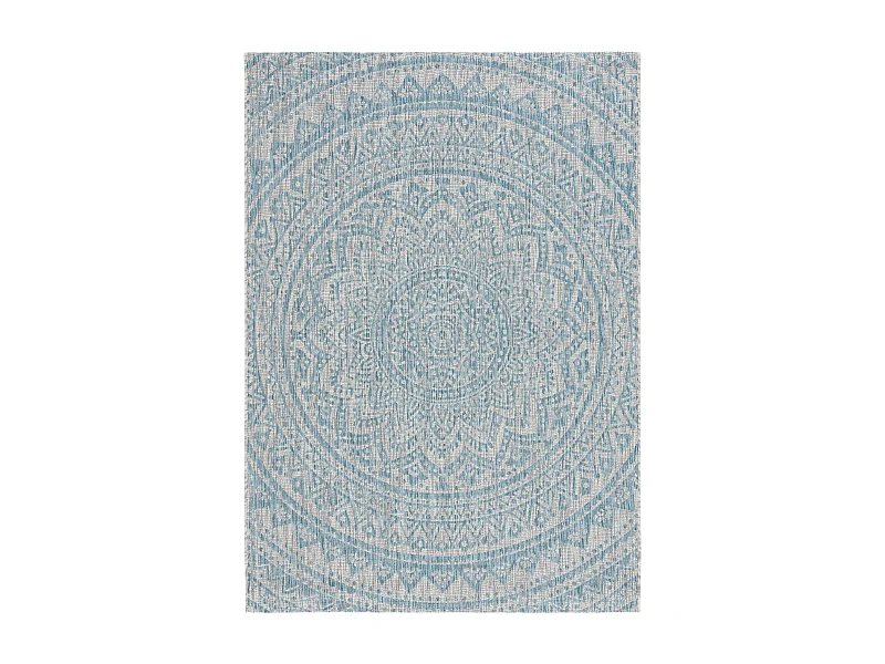 Tapis Gris/Bleu 201 X 290 cm - Kalene