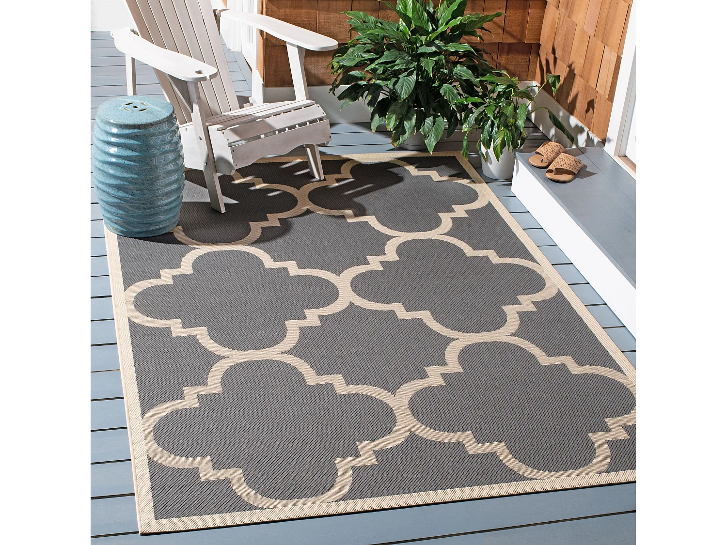 Tapis Gris/Neutre 201 X 290 cm - Jojo