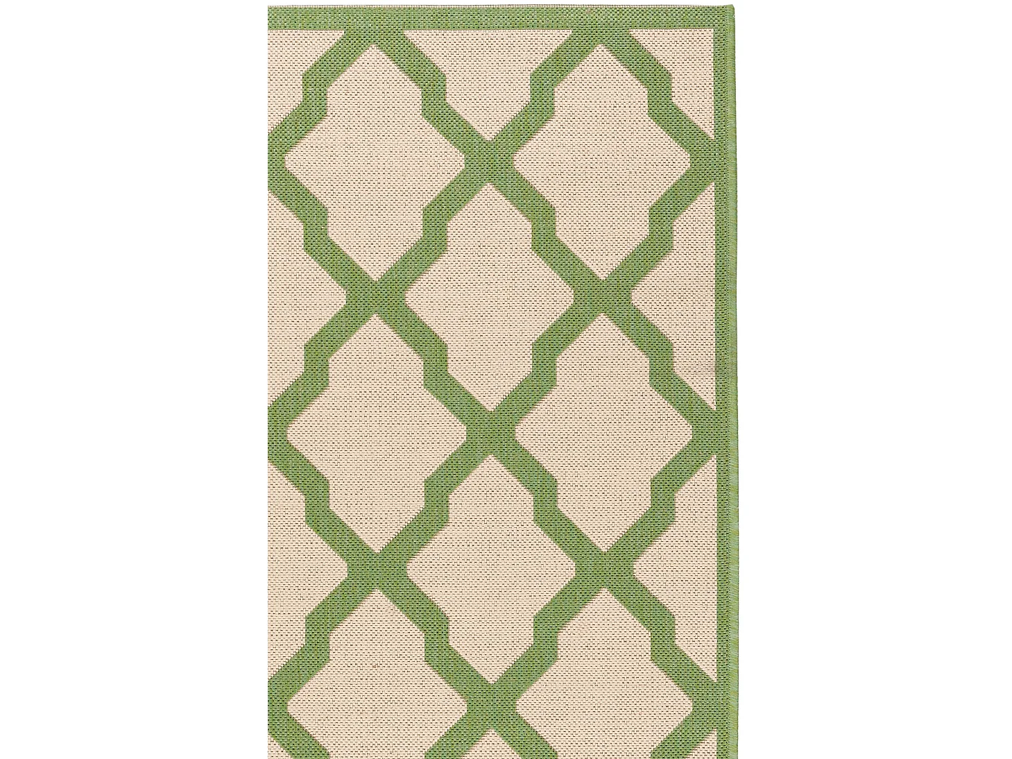 Tapis Neutre/Vert 61 X 244 cm - Lewine
