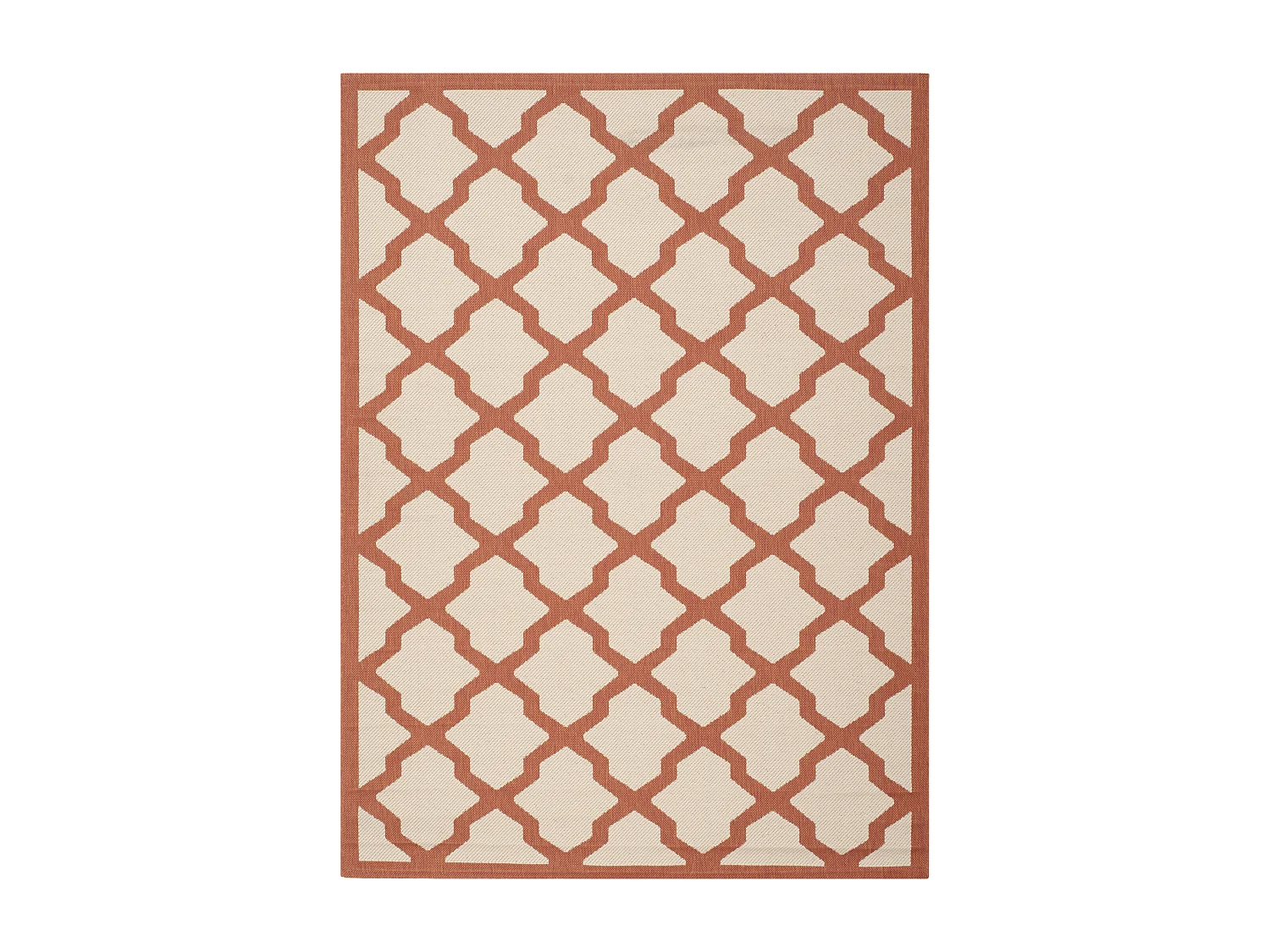 Tapis Neutre/Orange 160 X 231 cm - Samanna