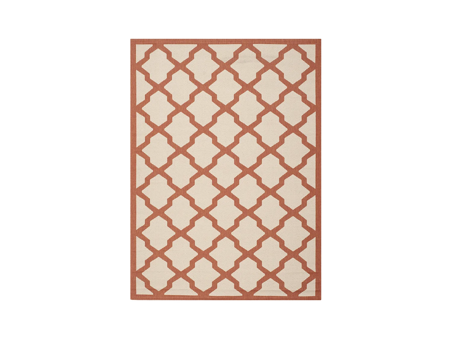 Tapis Neutre/Orange 160 X 231 cm - Samanna