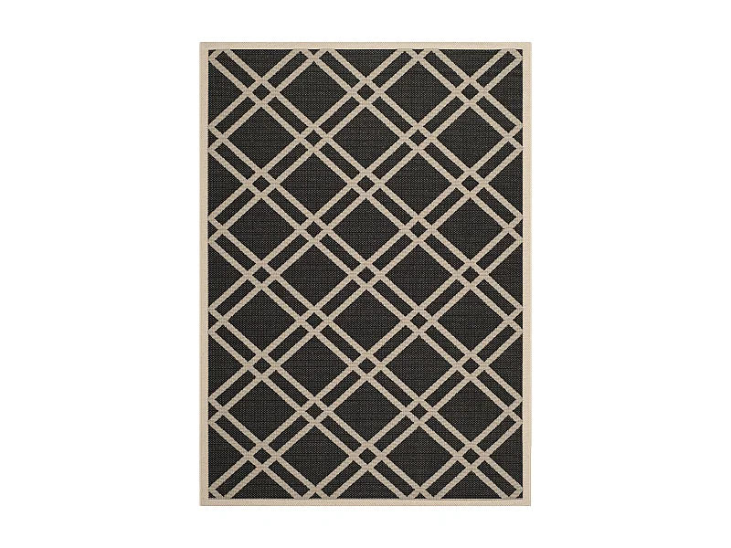 Tapis Noir/Neutre 160 X 231 cm - Thalia