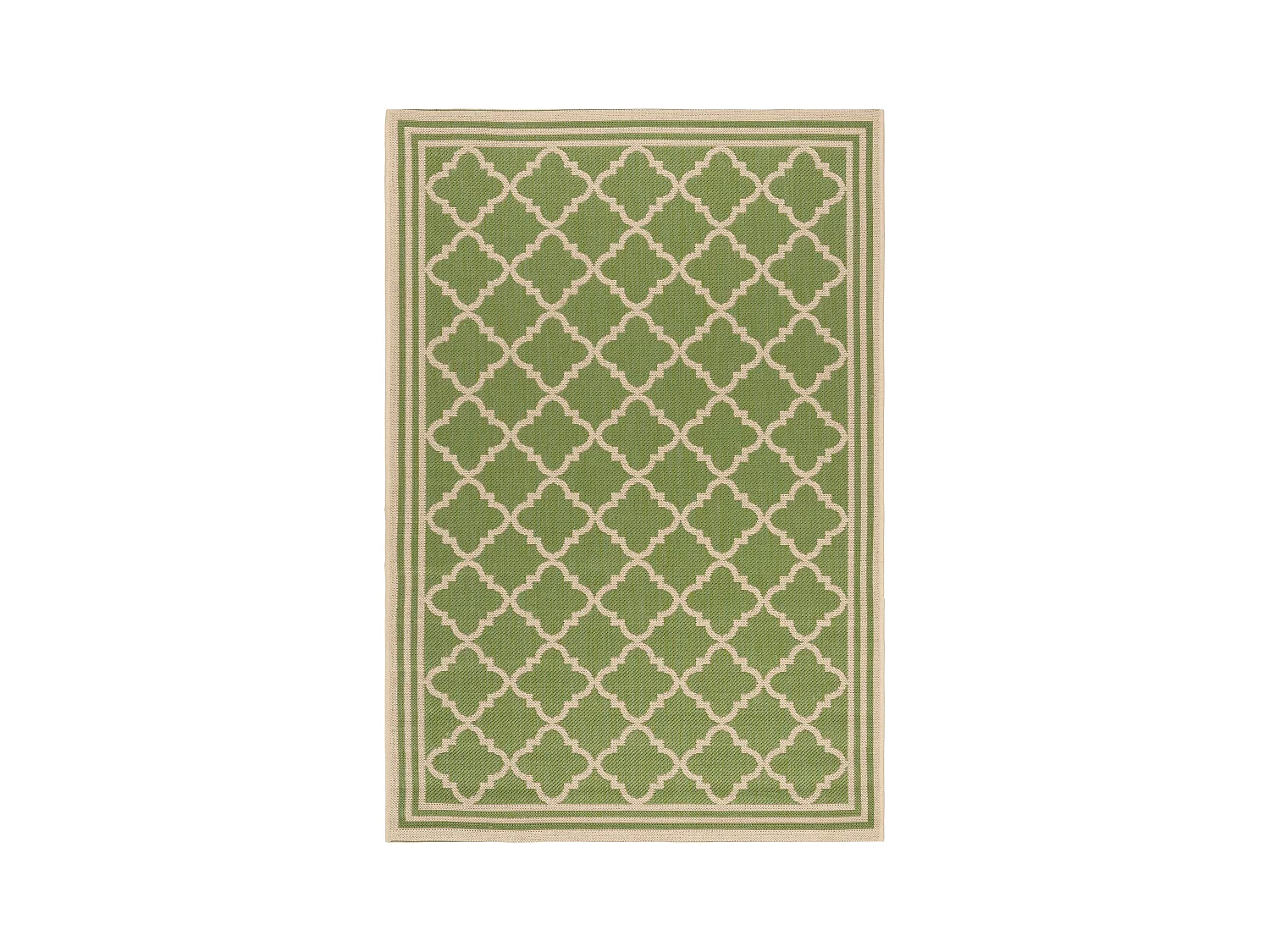 Tapis Vert/Neutre 79 X 152 cm - Ischia