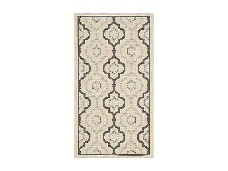 Tapis Neutre/Noir 79 X 152 cm - Savannah