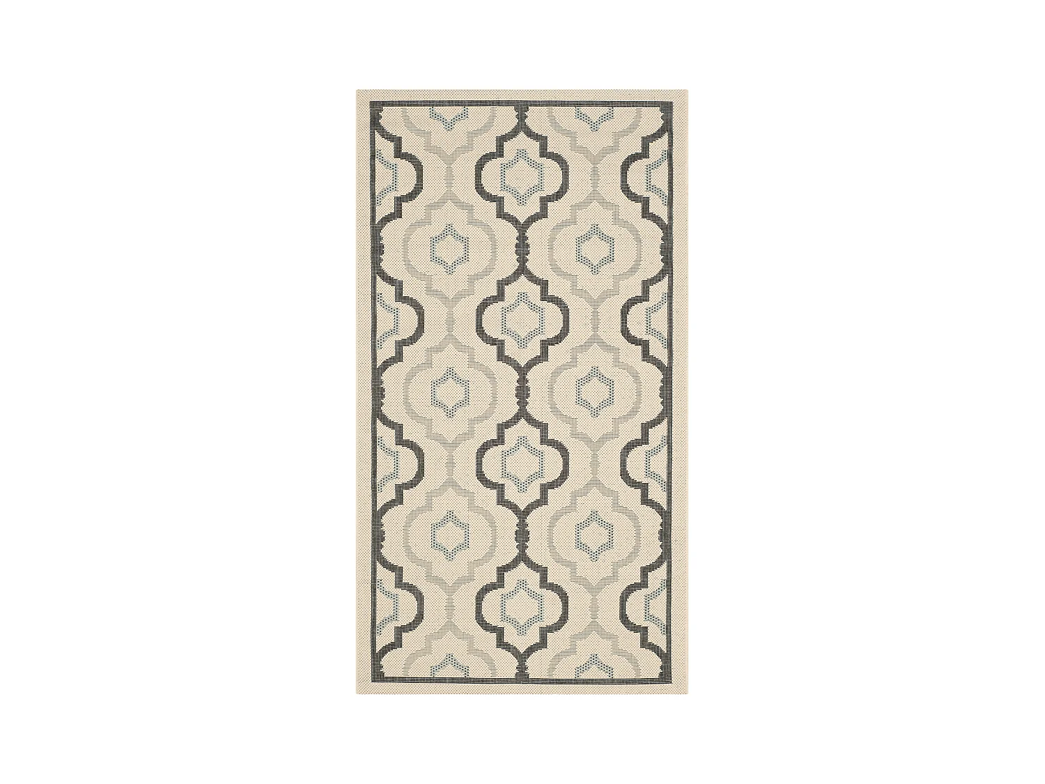 Tapis Neutre/Noir 79 X 152 cm - Savannah