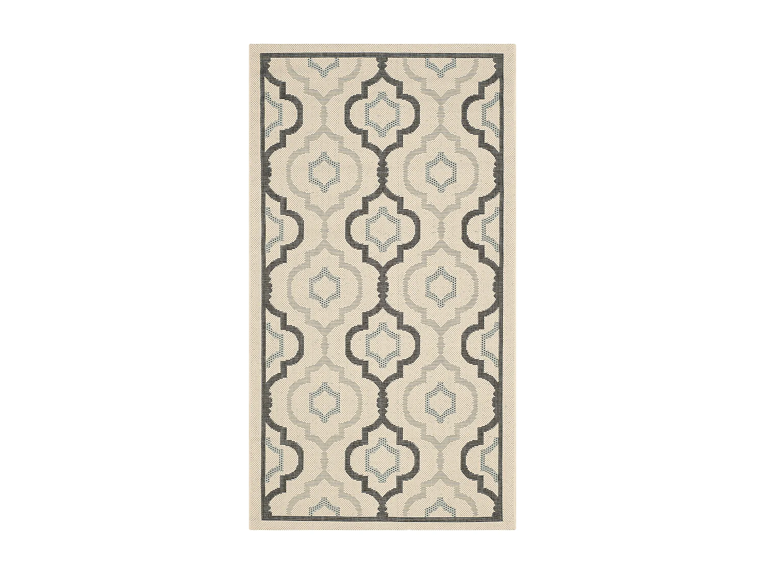 Tapis Neutre/Noir 79 X 152 cm - Savannah