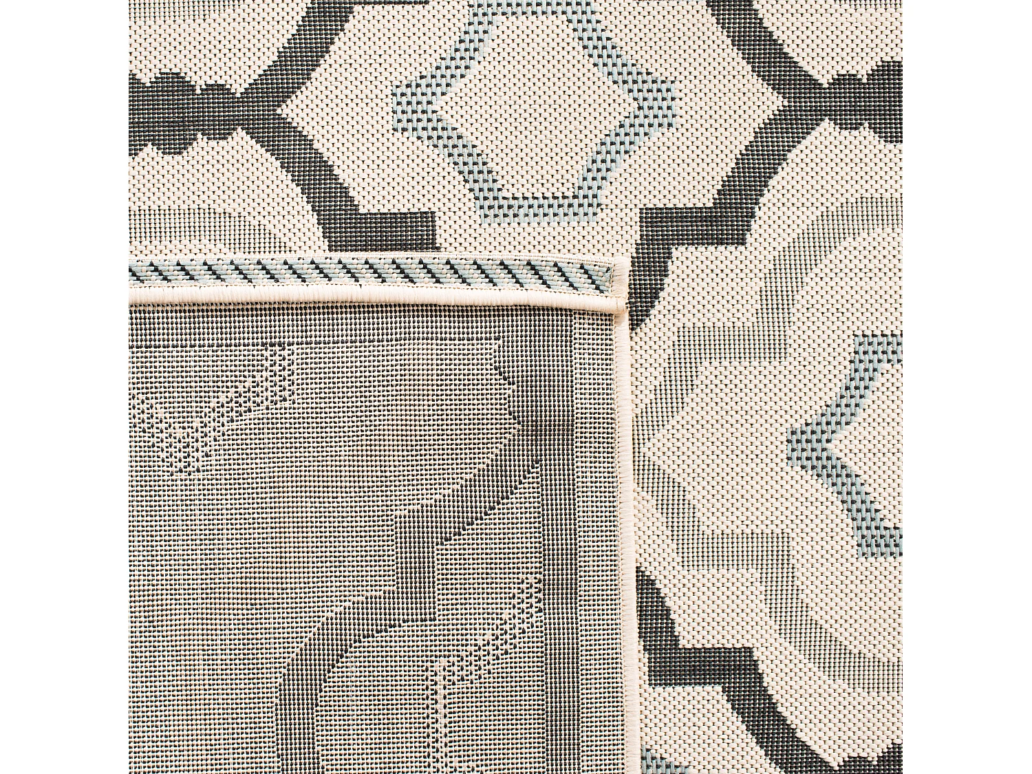 Tapis Neutre/Noir 79 X 152 cm - Savannah