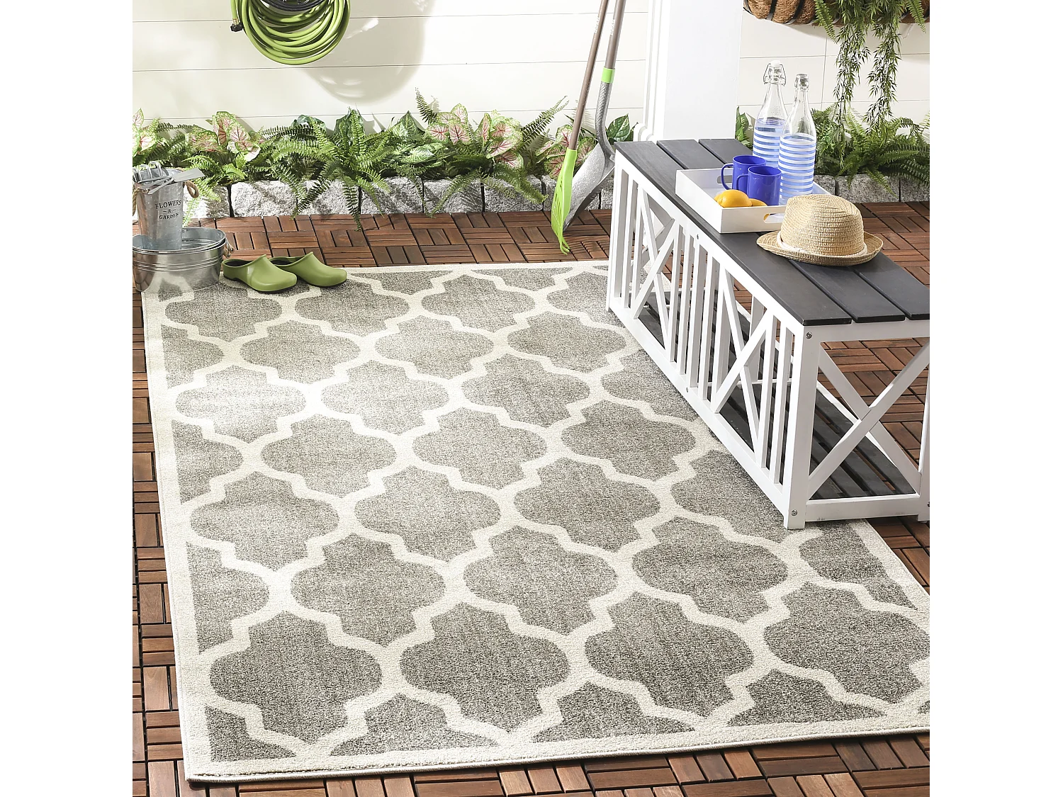 Tapis Gris/Neutre 152 X 244 cm - Derby
