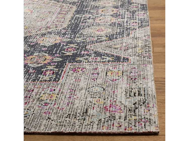 Tapis Noir/Multicolore 69 X 244 cm - Annik