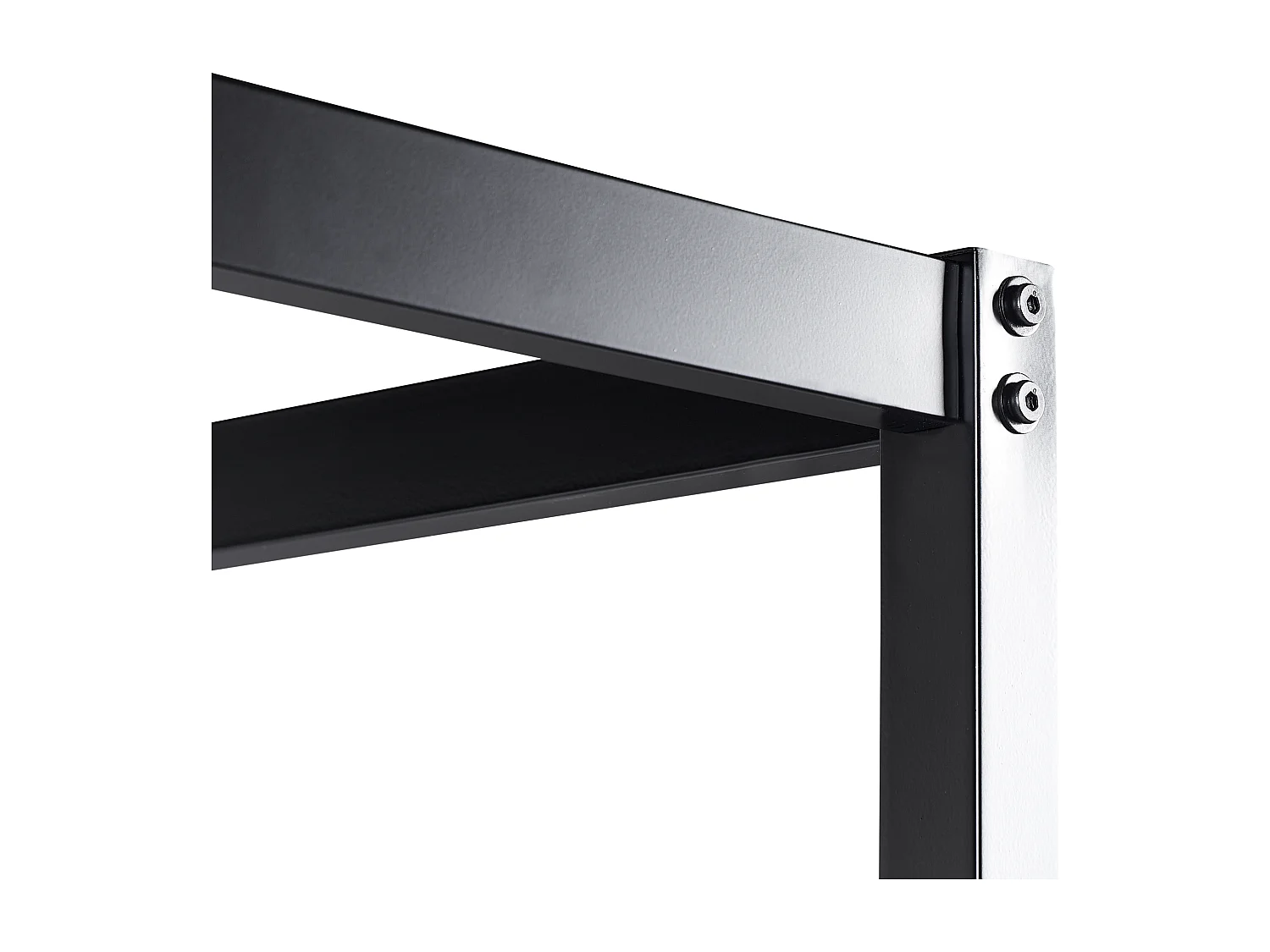 Himmelbett Metall schwarz 160 x 200 cm mit vier Pfosten elegant modern Lestards