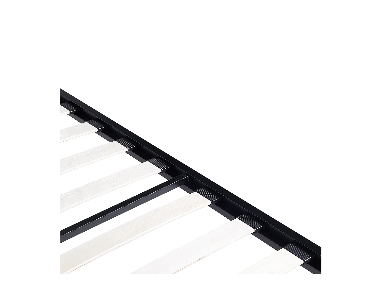 Hemelbed Metaal LESTARDS 140 x 200 cm Zwart